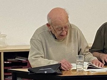 Peter Neuhof im Oktober 2023 im Roten Laden