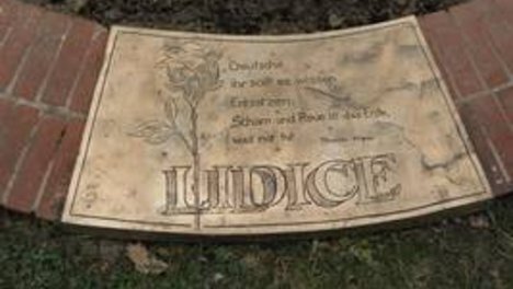 Lidice-Tafel