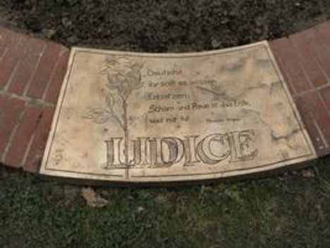 Lidice-Tafel